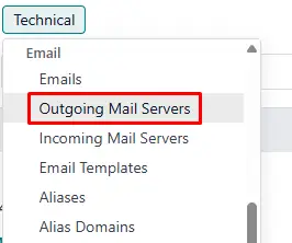 Configure Outgoing Emails
