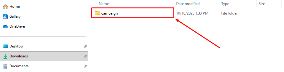 extraire le dossier Campaign dans le dossier addons d'Odoo