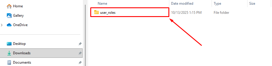 extraire le dossier Rôles Utilisateurs dans le dossier addons d'Odoo