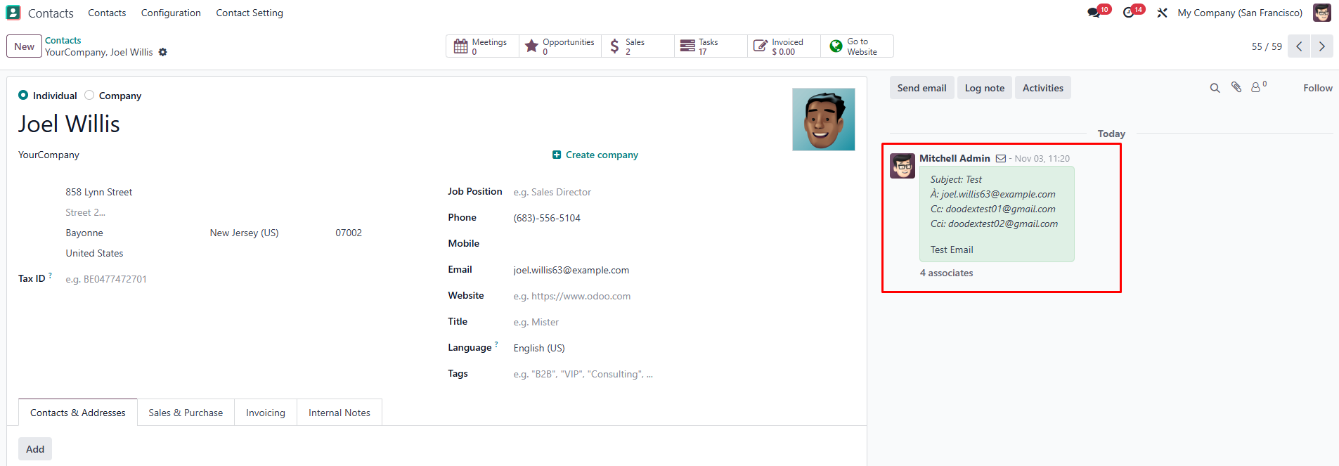 ```html
email contacts
```