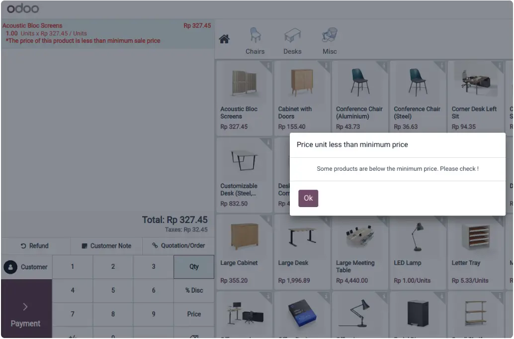 POS Margin Threshold