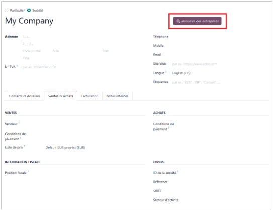 Access Company Details
